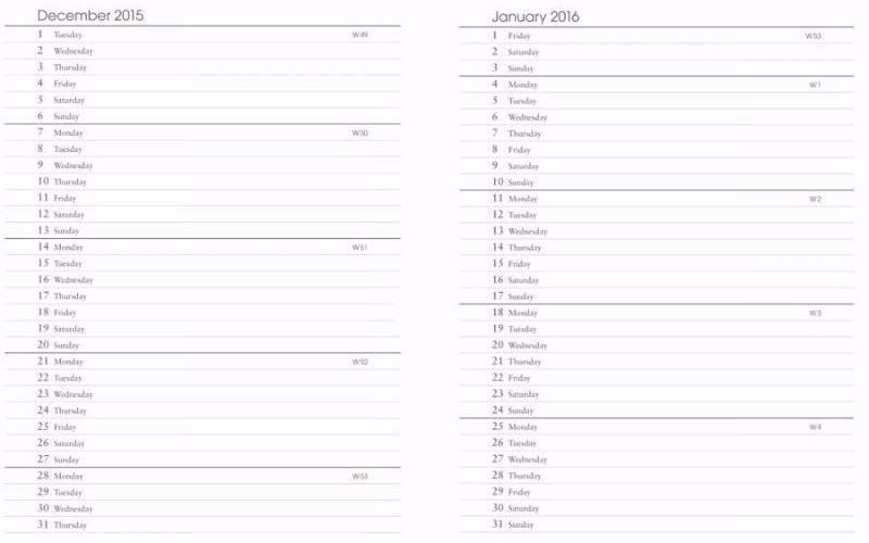 Refill 2024 til G.book Calendar