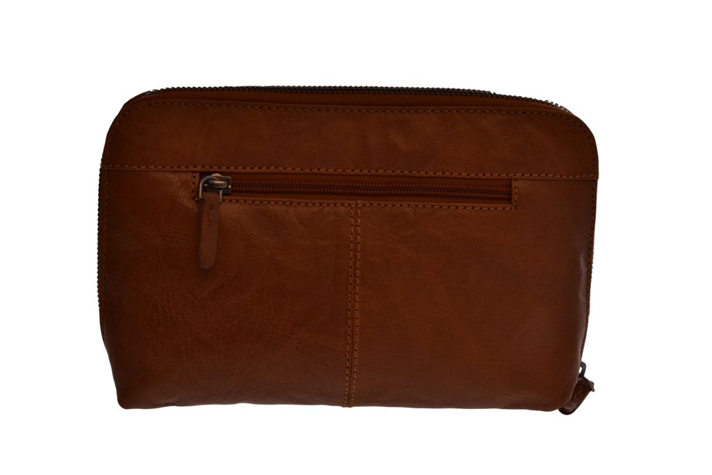 Corium kabel taske - cognac