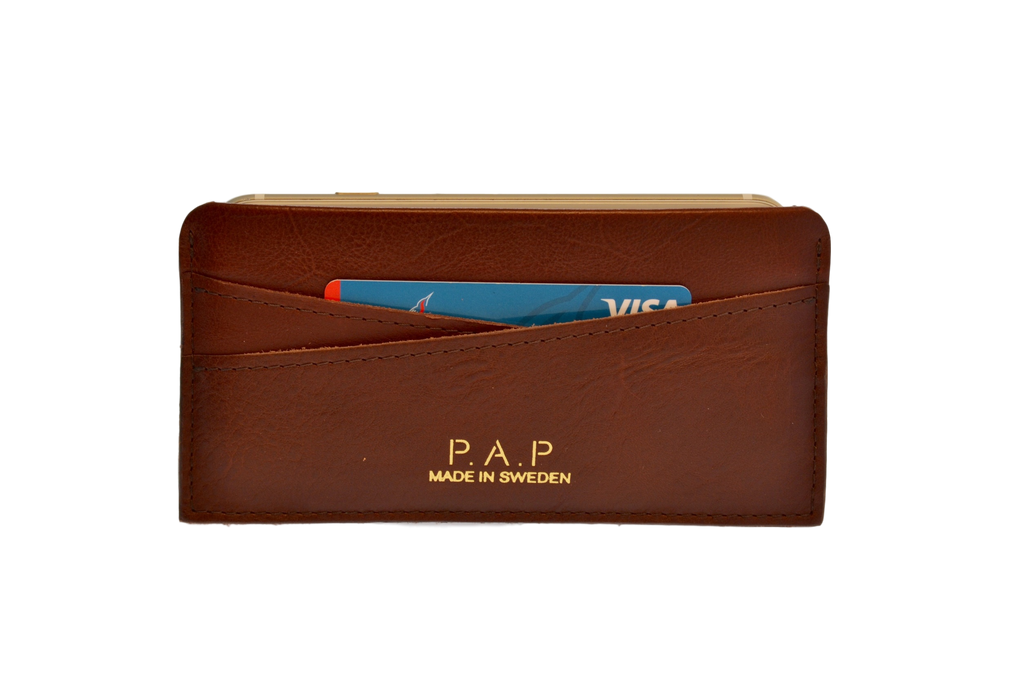 PAP RIKA iPhone læder cover Brun