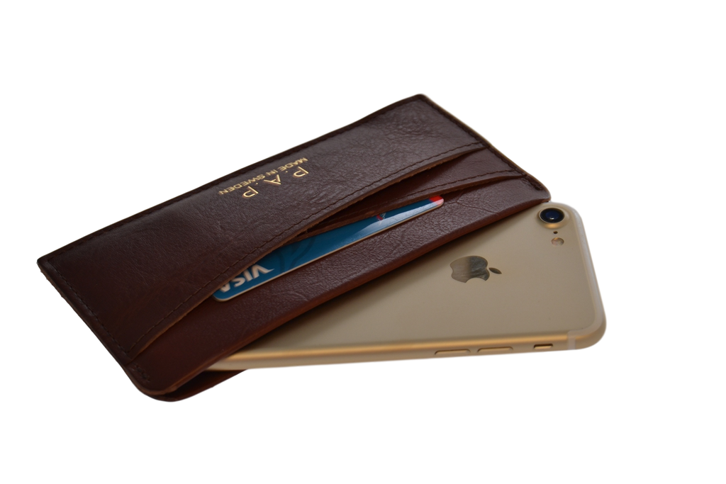 PAP RIKA iPhone læder cover Brun