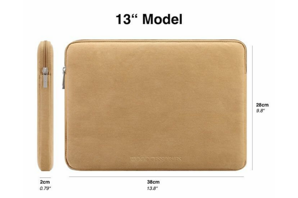Eco Sleeve MacBook 15/16 Brun