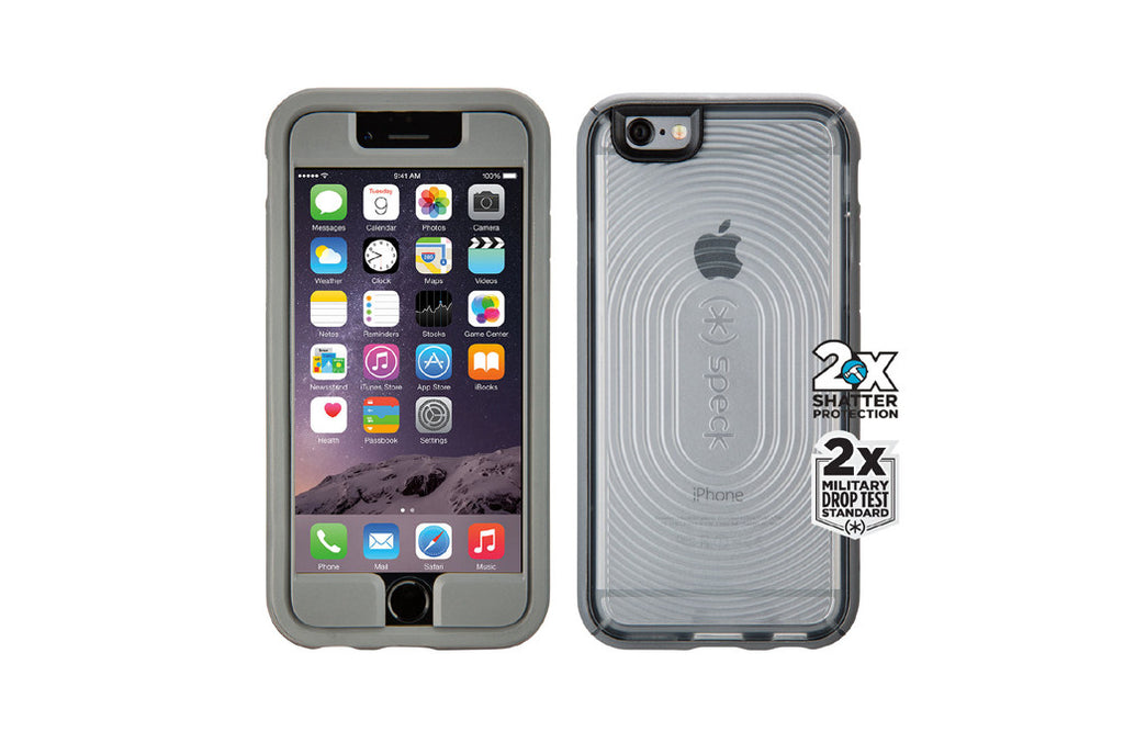 iPhone 6 MightyShell Clear/Grå