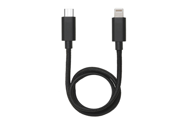 ALLDOCK USB-C til MFI kabel Sort
