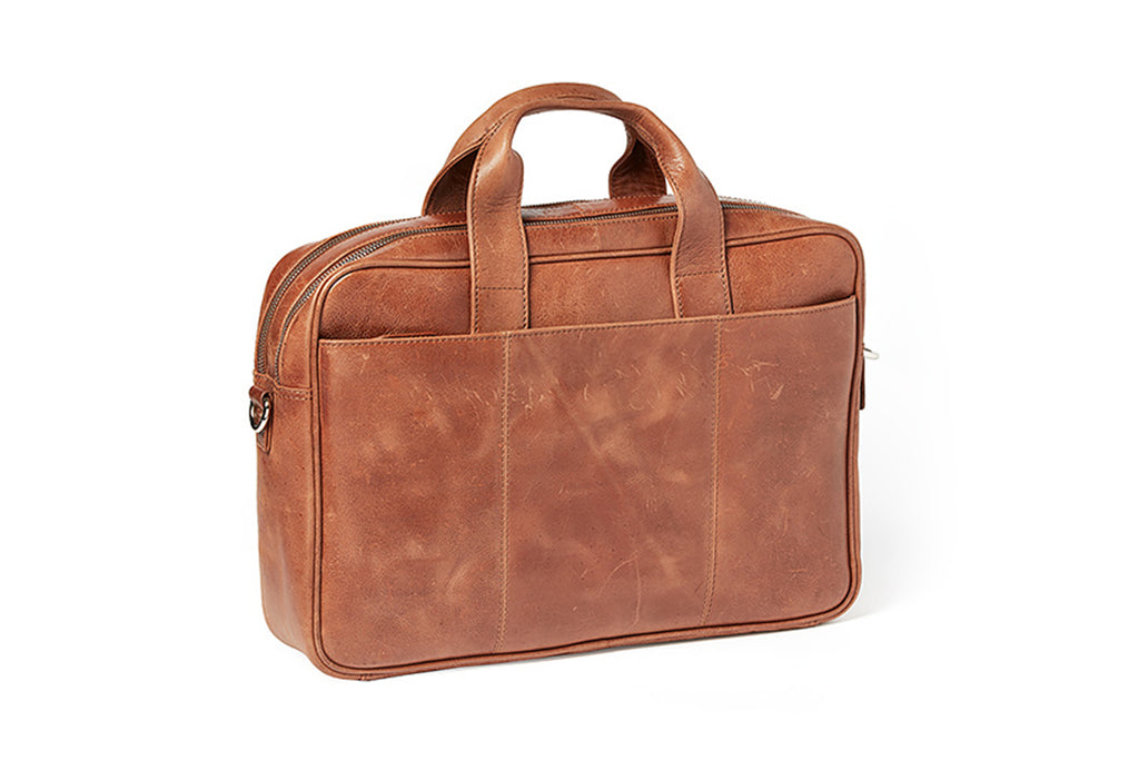 Corium double laptop taske - vintage