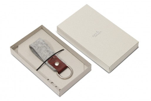 Selby Key chain Grå/Cognac