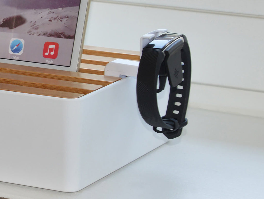 ALLDOCK FitBit holder, hvid