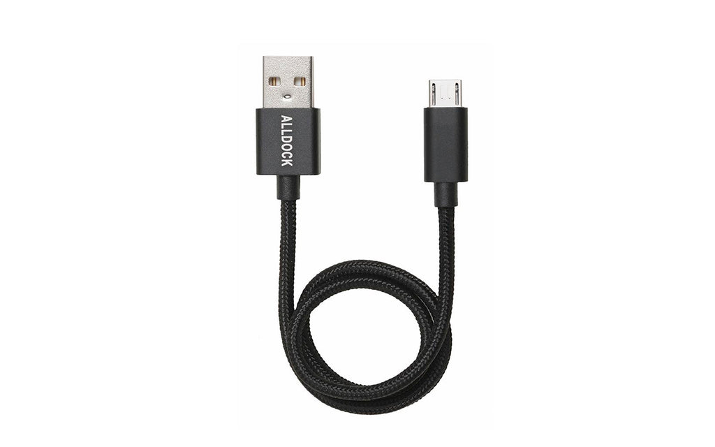 ALLDOCK USB-A til USB-A kabel Sort