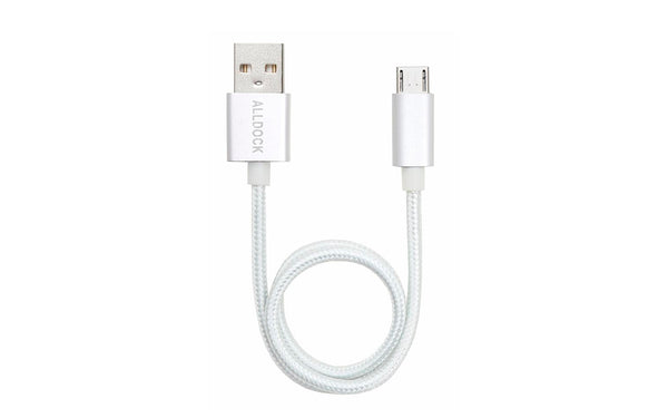ALLDOCK USB-A til USB-A kabel hvid